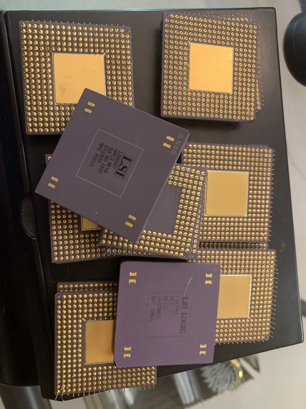 Gold Ceramic CPU