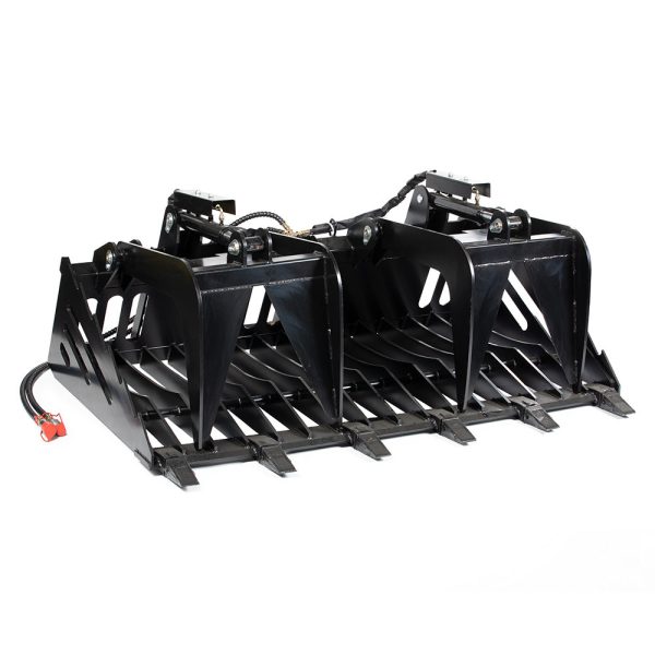 Skeleton Rock Bucket Grapple Rake with Teeth